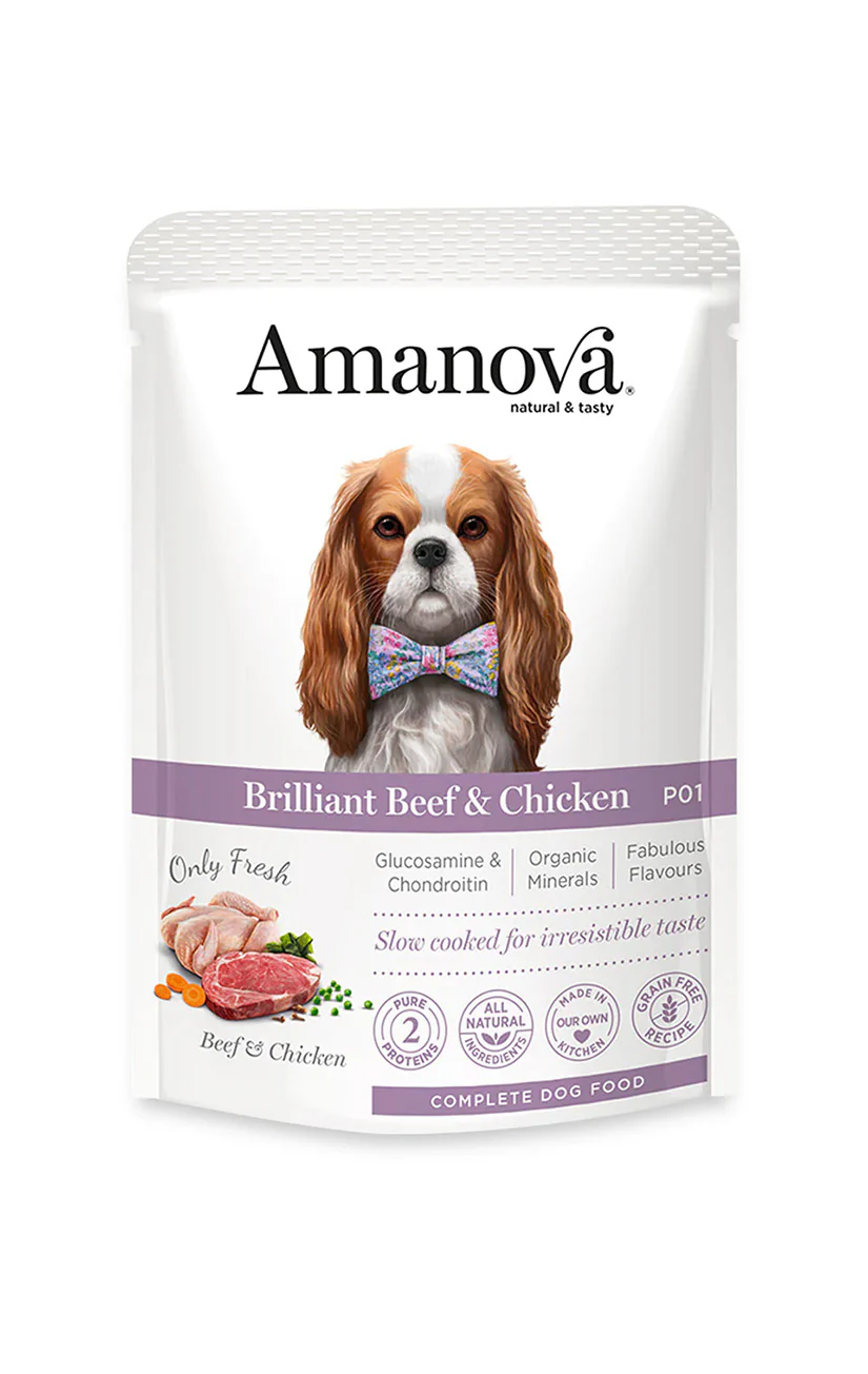 AMANOVA WET ADULT BEEF CHICKEN 