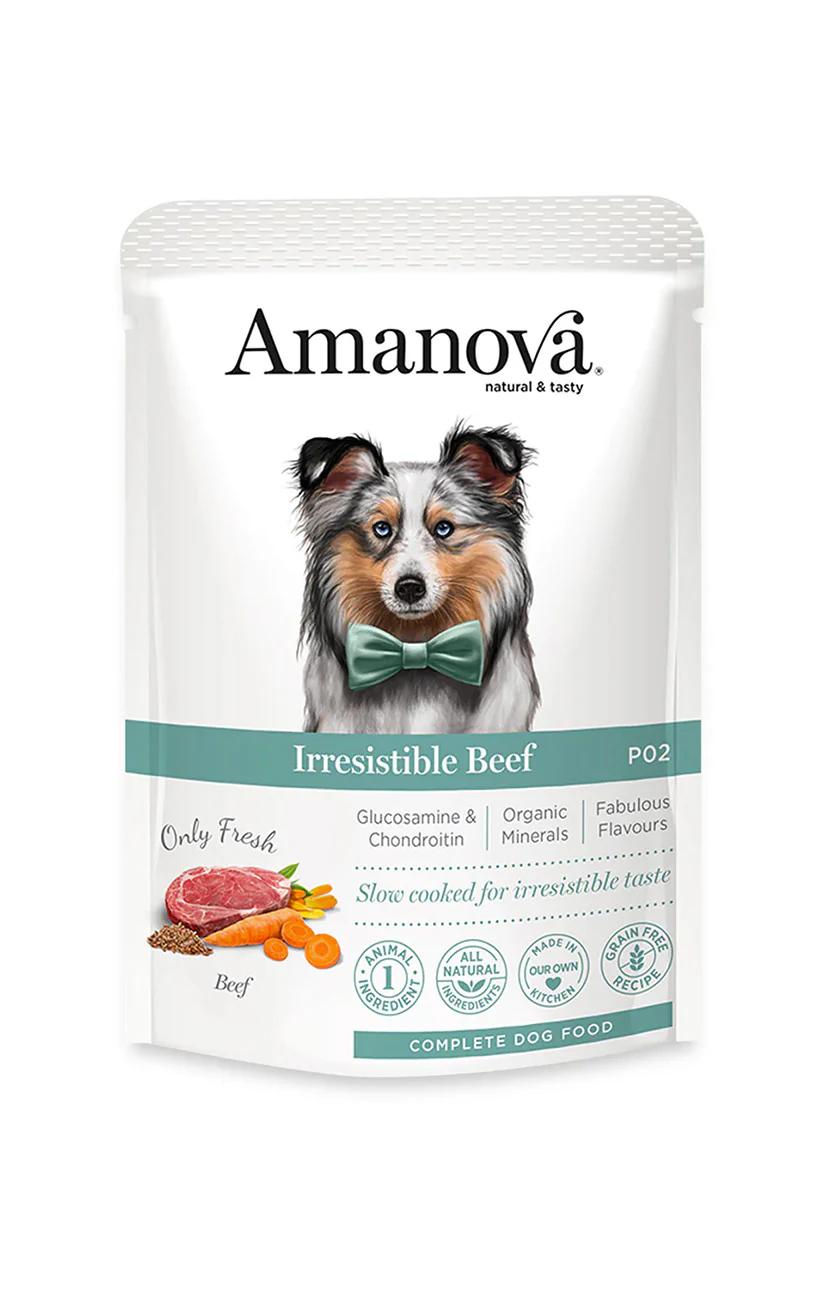 AMANOVA WET ADULT IRRESISTIBLE BEEF