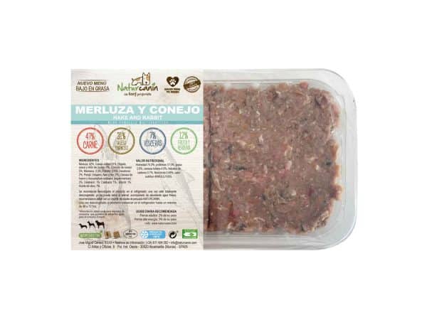 NATURCANIN MENU MERLUZA CONEJO