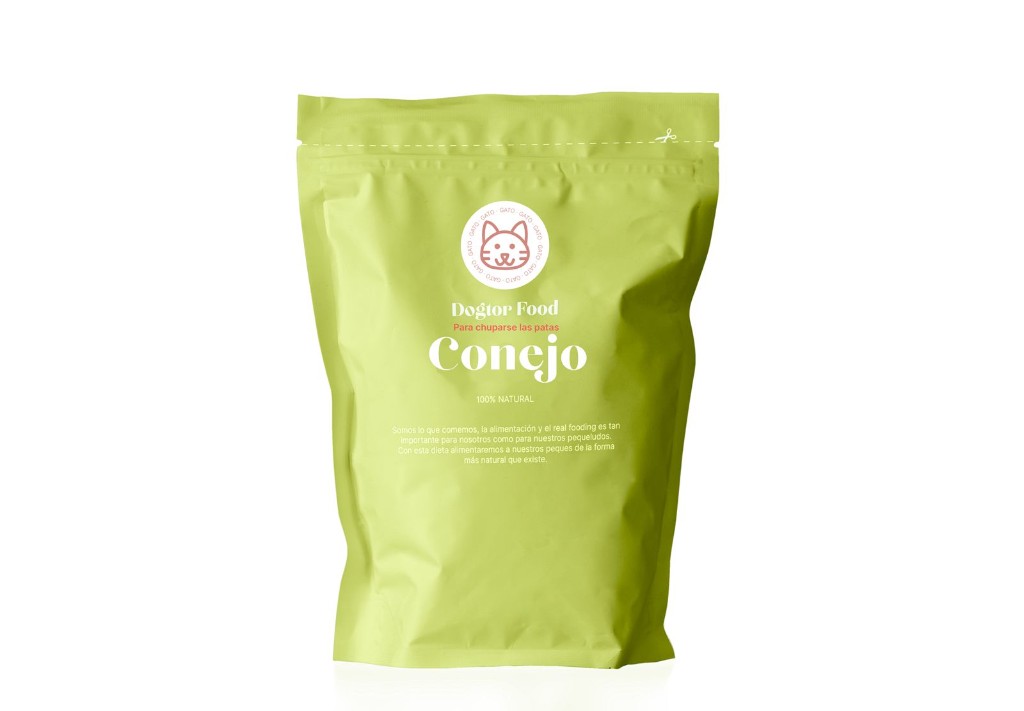 DOGTOR FOOD MONOPROTICO GATO MENU CONEJO 1KG